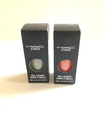 Mac Studio  Nail Lacquer Too Shirt Skirt And Cyber Lime 0.34 Oz Authentic • $10.85