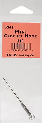 Lacis Mini Crochet Hook 2.25  #10 • $6.56