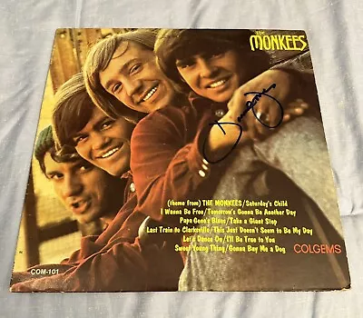 Davy Jones The Monkees Authentic Signed Autograph LP Vinyl Record Album Rare HTF • $249.99