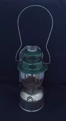 1950 Coleman Model 242c Single Burner Camping Lantern Green & Silver Vg ******nr • $27