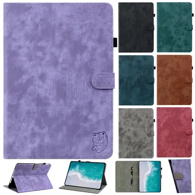 For Samsung Galaxy Tab A A7 A8 S6 S7 S8 S9 Leather Flip Back  Case Cover • $130