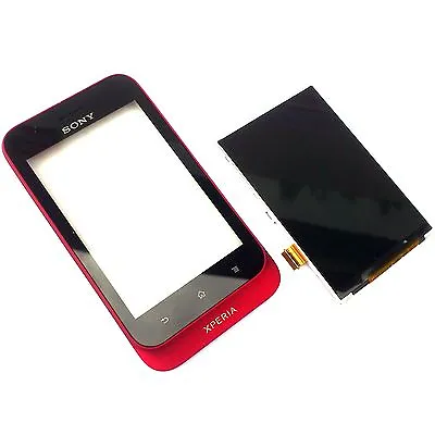 £14.99 • Buy 100% Genuine Sony Xperia Tipo ST21i Front+digitizer Touch Screen+LCD Display Red