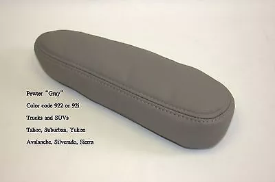 2003 2004 2005 2006 Chevy Tahoe Suburban GMC Yukon Leather Seat Cover Pewter 922 • $27.55