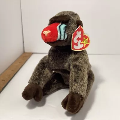 IC Cheeks The Baboon Monkey VINTAGE TY BEANIE BABY Plush Toy • $6.99