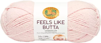 3 Pack Lion Brand Feels Like Butta Yarn-Pink 215-101 • £10.76