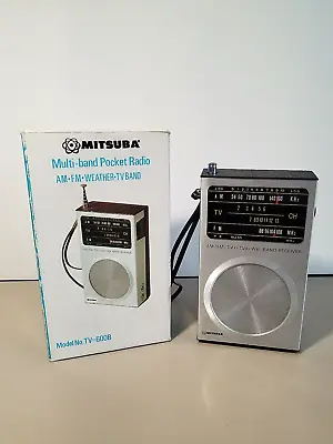 Mitsuba Multi-band Pocket Radio AM-FM Mosel TV-600B • $12.99
