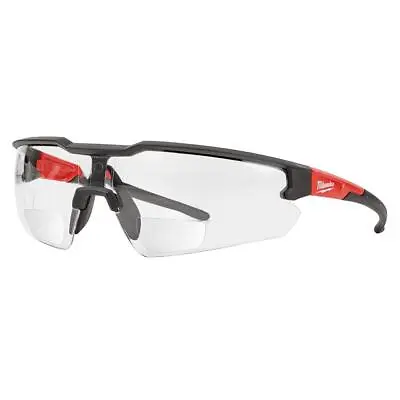 48-73-2202 Clear +1.50 Bifocal Safety Glasses Magnified Anti-Scratch Lenses • $8.99