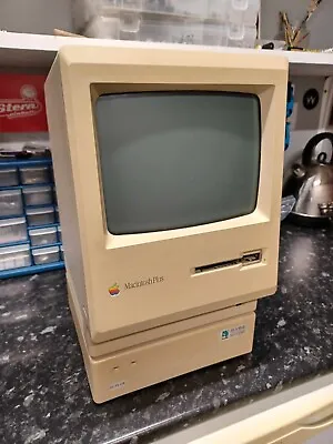 £66 • Buy Vintage Macintosh Plus With External SCSI Hard Drive(s)