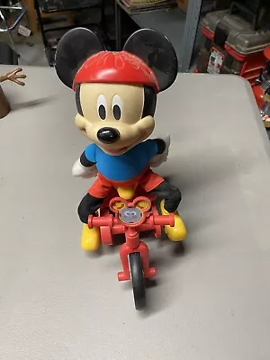 Mickey Mouse Clubhouse Silly Wheelie Bicycle Toy Fisher Price 2015 Disney • $14.99