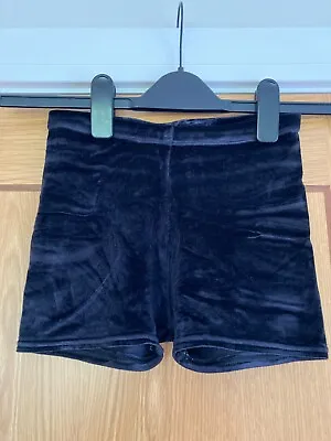 Tappers And Pointers Black Velvet  Hot Pants Size 3 • £4.50