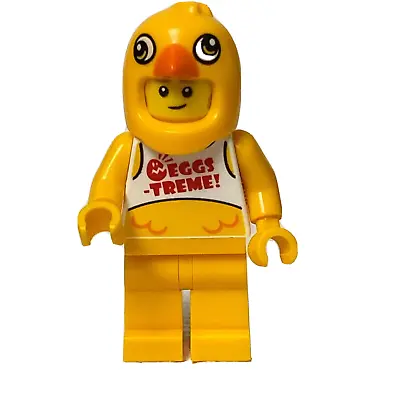$5.75 • Buy LEGO® Minifig Clemmons - Stuntz Driver W/ Chicken Helmet Minifigure (cty1398)