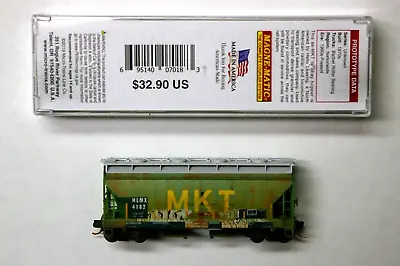 MTL Micro-Trains 09244040 Ex MKT HLMX 4182 FW Factory Weathered 2 Bay Cov Hopper • $52