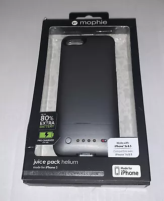 Mophie Juice Pack Helium Case Rechargeable Battery For IPhone 5/5S New • $24.99