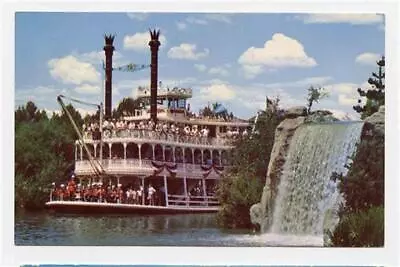 Disneyland Mark Twain Sternwheel River Boat Postcard C 3 Frontierland • $18