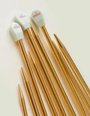 Sirdar Rose Gold Single Point Knitting Anodised Aluminium Needles Sizes 3 - 15mm • £3.49