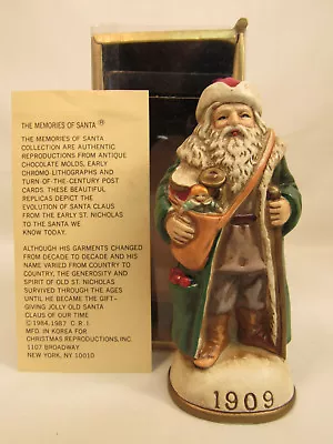 Vintage Memories Of Santa Claus Collection Ornament 1909 Don Warning Creator  • $22