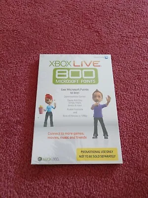 Xbox LIVE 800 Microsoft Points (Xbox 360) - Game  KULN The Cheap Fast Free Post • £20
