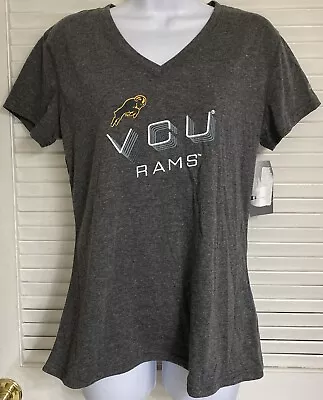 Women's Champion VCU Rams V-Neck Shirt Large Gray • $14.99