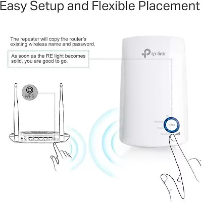TP-Link WiFi Range Extender Internet Signal Booster Wireless Repeater Universal • £17.97