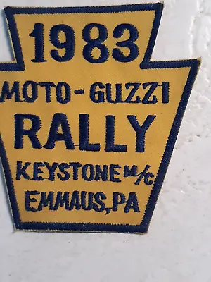 1983 Moto-Guzzi Rally Keystone Motorcycle Club Emmaus PA...unused • $22