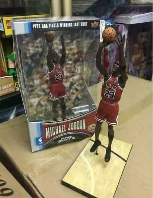 McFarlane Michael Jordan 1998 NBA Finals Winning Last Shot 8  Figure • $69.99