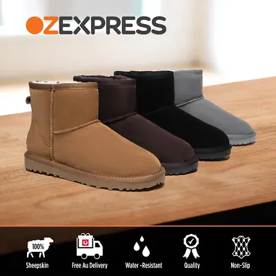 $54 • Buy 【SALE】UGG Boots Women Men Australian Sheepskin Wool Mini Classic Boots Nonslip
