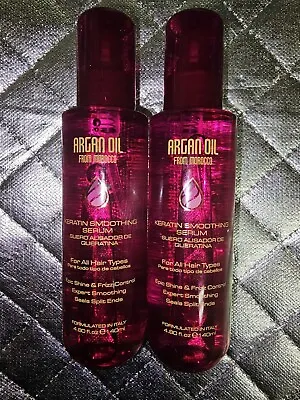 (2) Argan Oil From Morocco Keratin Smoothing Serum 4.80 Fl Oz🔥🔥🔥 • $25