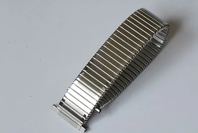 BEST-ADJUSTABLE 18mm-22mm GOLD/STAINLESS STEEL Expanding Expander WATCH Bracelet • £11.95