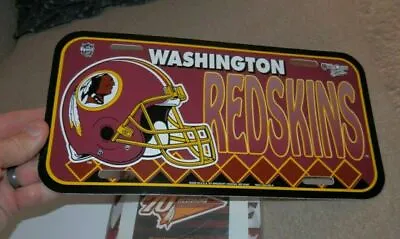 Washington Redskins License Plate NEW Vintage NFL • $15.50