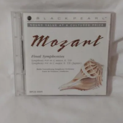 Mozart’s Final Symphonies 1988 Black Pearl – CD Previously Owned CD146 • $10