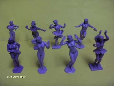 Complete Set Of 8 Marx Repro American Bathing Beauties  Dollhouse Size Figures • $20