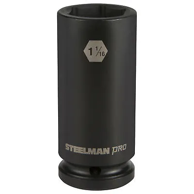 Steelman Pro 3/4 In. Drive 1-1/16 In. 6 Point Deep Impact Socket 79266 • $15.99