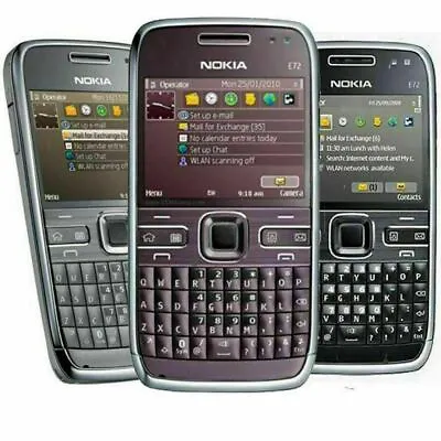 Original Nokia E72 5MP Camera 3G WIFI GPS UNLOCKED QWERTY Keyboard Mobile Phone • £40.80