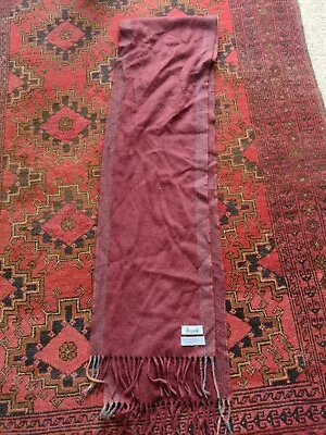 £29.95 • Buy Harrods Pure Cashmere Red Scarf Free Postage 