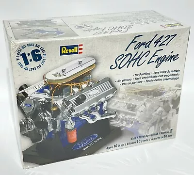 Revell Ford 427 SOHC Engine Model 1:6 Diecast Factory Sealed 2005 • $101.82