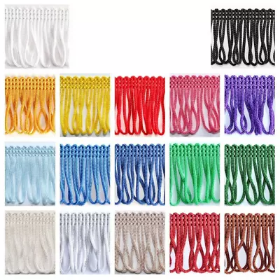 Loop Fringe Dress Trim 30mm Chainette Sewing Crafts Lampshades Edging Curtains • £1.99