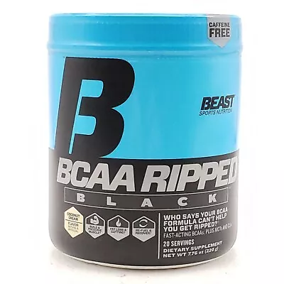 Beast Sports Nutrition BCAA Ripped Black Coconut Cream - Caffiene Free  • $27.99