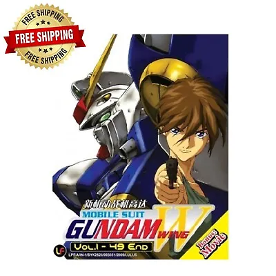 Mobile Suit Gundam Wing + Movie Complete Anime DVD (Vol. 1 - 49 End) FREE SHIP • $49.99