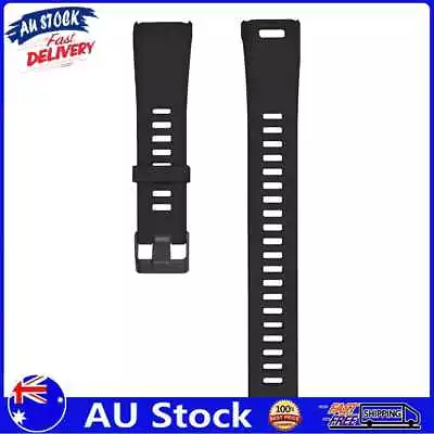 AU TPE Strap Wrist Band Watch Band Belt For Garmin Vivosmart HR (Black) • $8.83
