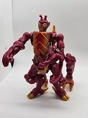 1999 Hasbro Animorphs Transformers Visser Three Inferno Action Figure Red  *RARE • $15