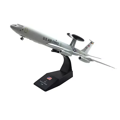 1/200 Scale US E-3 E3 Sentry AWACS High Simulation Plane Model Alloy+ABS Plastic • £41.14