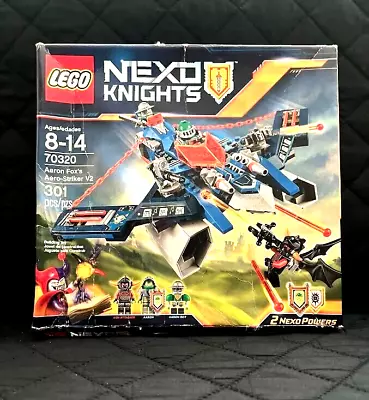 LEGO NEXO KNIGHTS Aaron Fox's Aero-Striker V2 70320 New Sealed Retired Set • $46.99