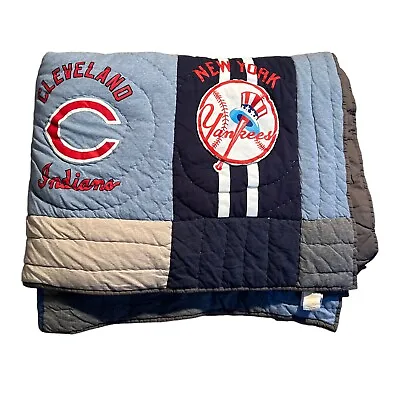 POTTERY BARN MLB Colberation VintageAmericsn League  Twin Comforter • $129.99
