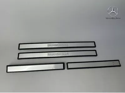 00-03 MERCEDES E CLASS W210 Front Left Right Door Sill Trim Set Tan Oem • $119.99