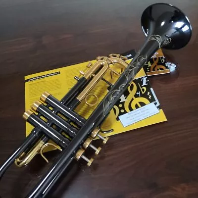 Hot Sale Black Nickel Gold Keys And Heavy B Flat Trumpet Instrument High Quality • $316.24