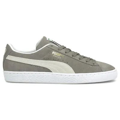 PUMA Suede Classic Grey White 37491507 Men Size 7.5-13 New Trainer Casual • $38.88
