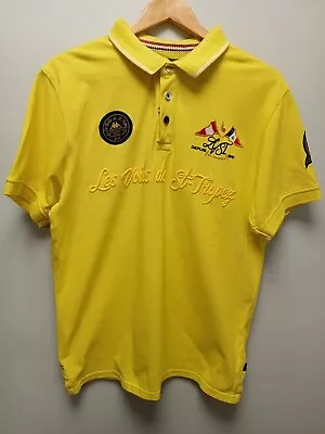 £14.99 • Buy Robe Di Kappa Les Voiles De Saint Tropez Rugby Shirt XL Polo Yellow 2014