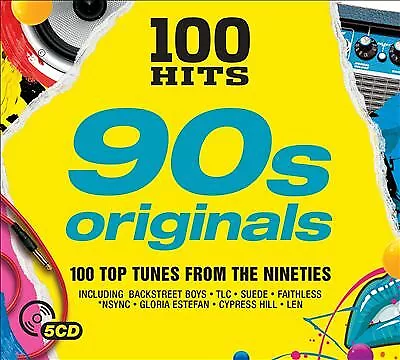 Various Artists : 100 Hits: 90s Originals CD Box Set 5 Discs (2017) Great Value • £4.55