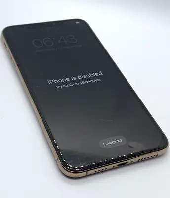 Apple IPhone XS Max 64GB Gold FMI ON Spares & Repairs Passcode Locked Functional • £58.99