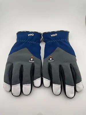 Vgo 0℃/32°F Winter Leather Work Gloves Mens Small Womens Large Gray Thinsulate • $17.99